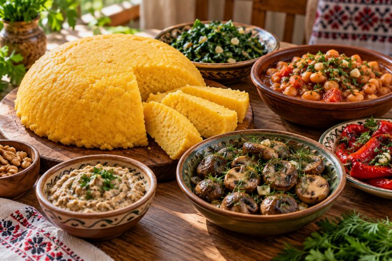 Mămăligă vegană: 7 combinații savuroase